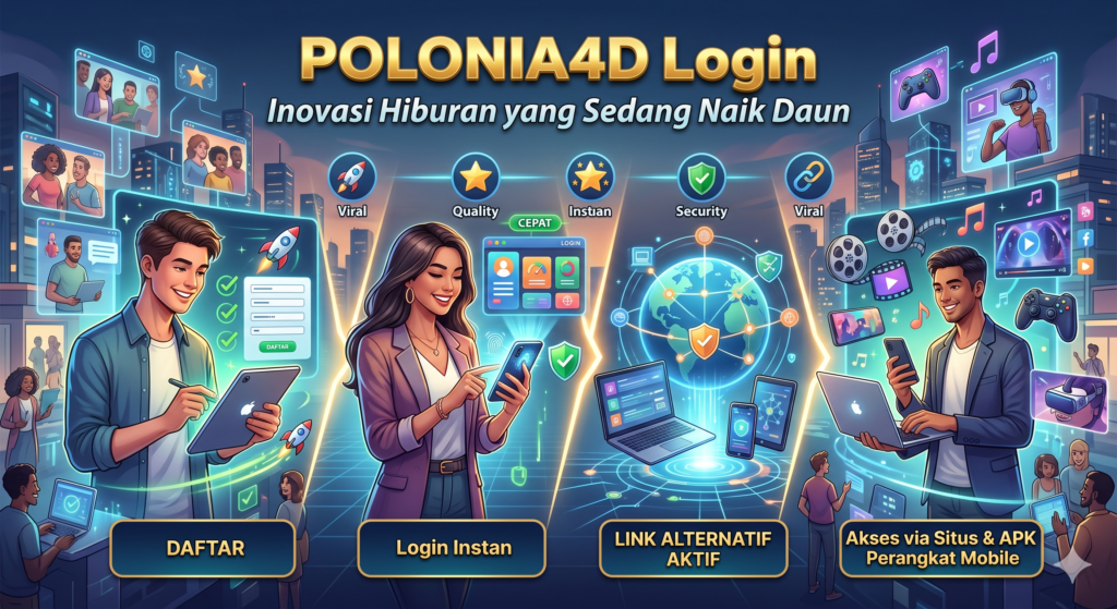 POLONIA4D Login Inovasi Hiburan yang Sedang Naik Daun